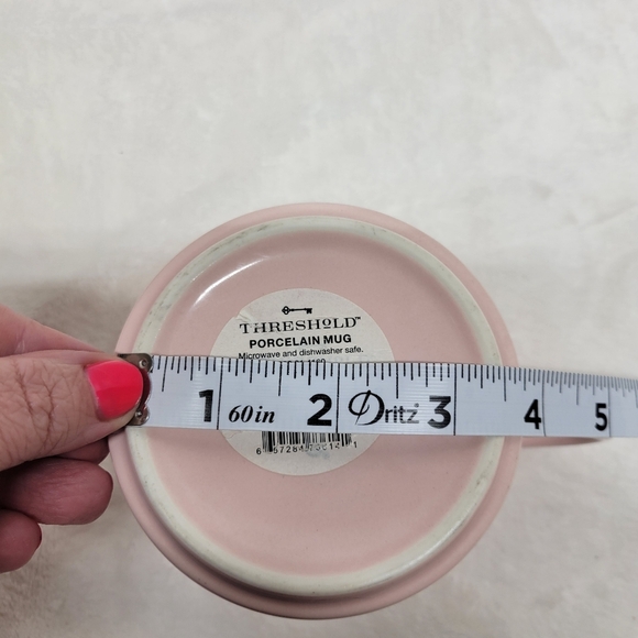 HELLO GORGEOUS - THRESHOLD "Coffee Mug" original Baby Pink & Gold Lettering - Picture 8 of 8
